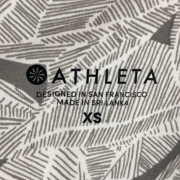 Athleta | Silver Grey Palm All In 7/8 Leggings Size XSmall - Picture 8 of 10